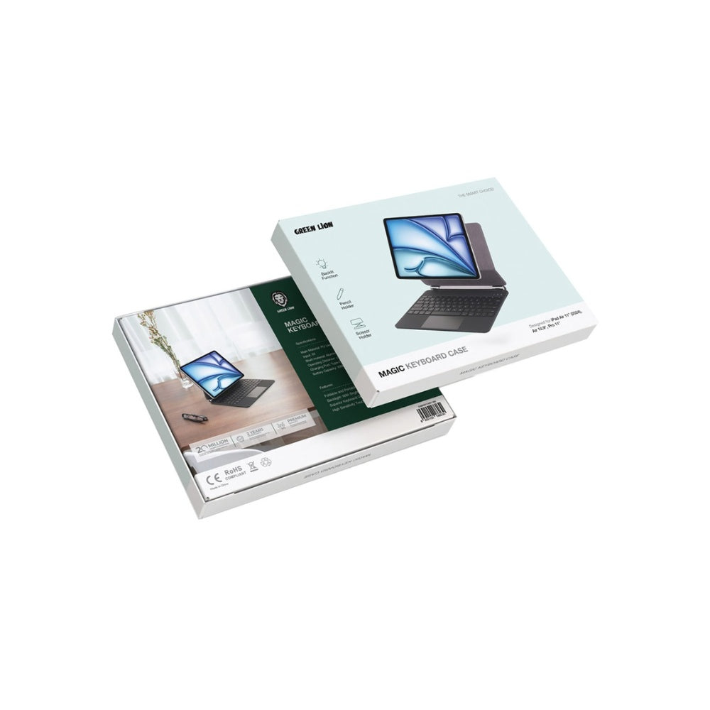 Green Lion Magic Keyboard Case For iPad 11"