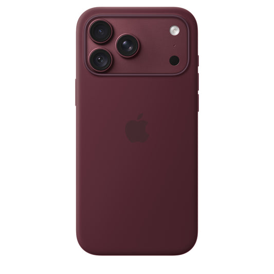 Apple iPhone 18 Pro Max Silicone Cover - Burgundy