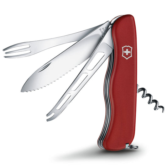 Victorinox, Large Pocket Knives- Cheese Master W- Red - available at LYNQED Lebanon