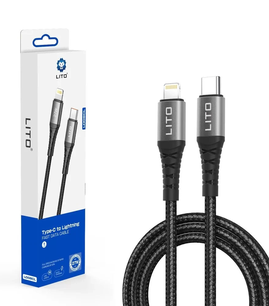 Lito Type-C To Lightning Braided Cable