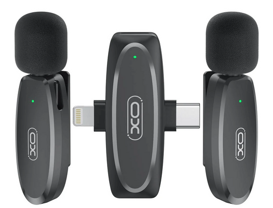 XO MKF10 Type-C + Lightning 2-in-1 Low Latency Wireless Microphone