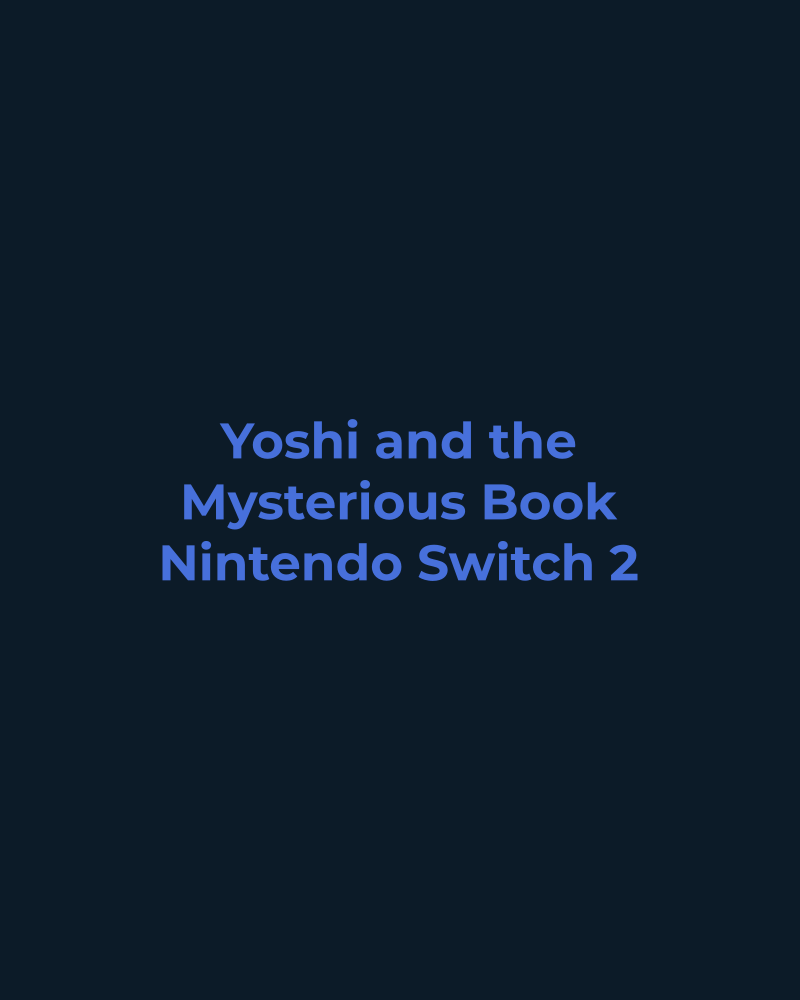Yoshi and the Mysterious Book for Nintendo Switch 2 - available at LYNQED Lebanon