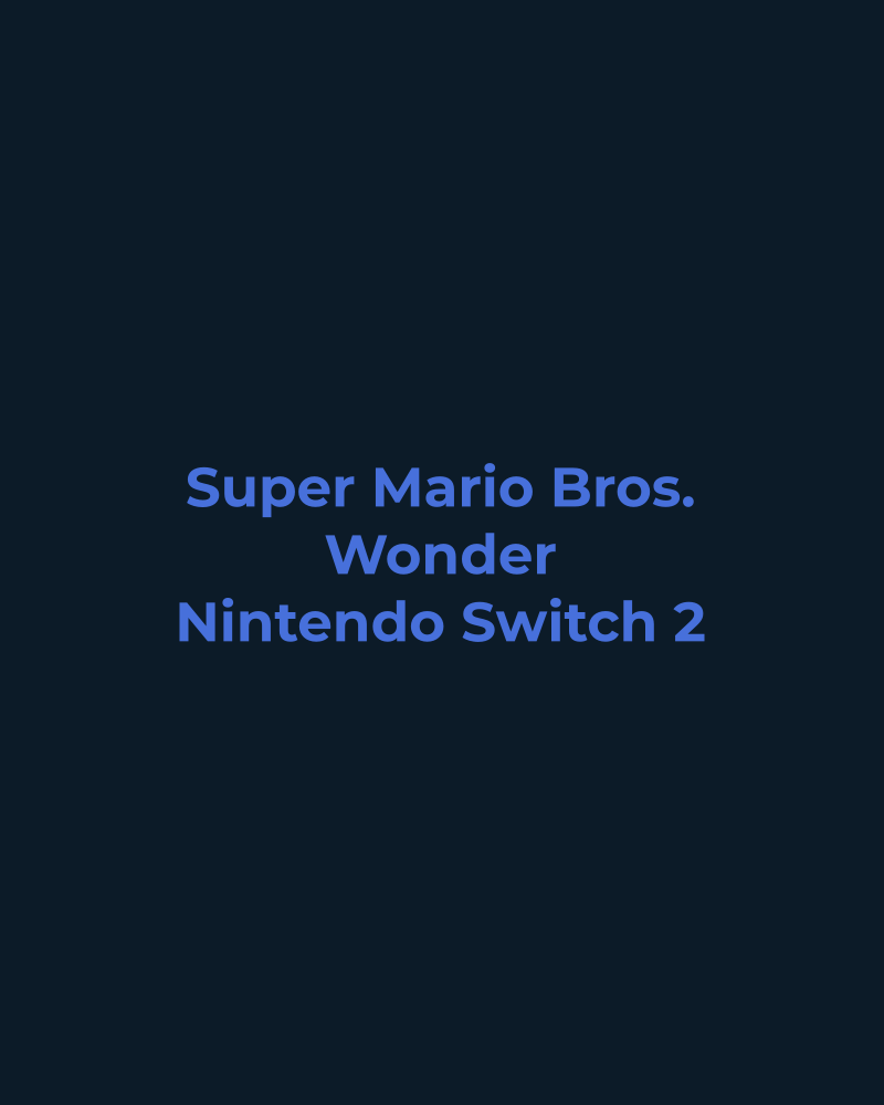 Super Mario Bros Wonder for Nintendo Switch 2 - available at LYNQED Lebanon