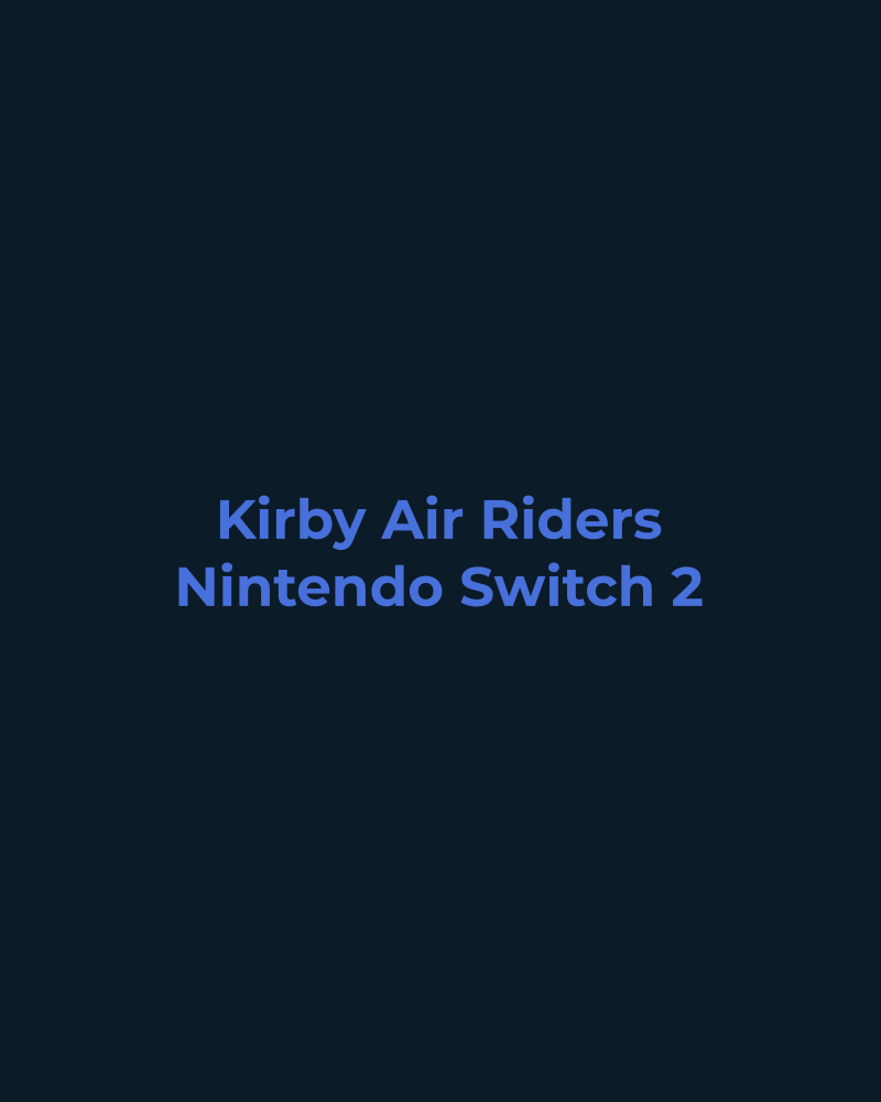 Kirby Air Riders for Nintendo Switch 2 - available at LYNQED Lebanon