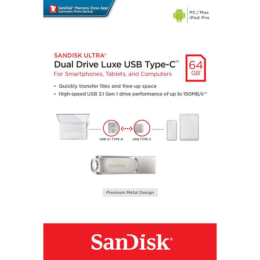 SanDisk Ultra Dual Drive Luxe USB - My Store