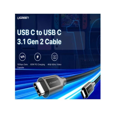 UGREEN 1m USB-C Male to USB-C Male 3.1 Gen 2 Cable