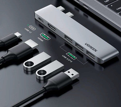 UGREEN 5-in-2 USB-C HUB Docking Station Adapter | CM251 | 60559
