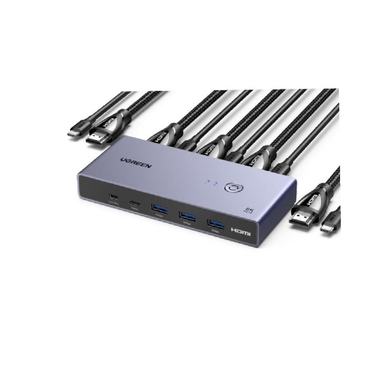 UGREEN 8K HDMI KVM Switch with 4 USB 3.0 Ports | CM692 | 25961