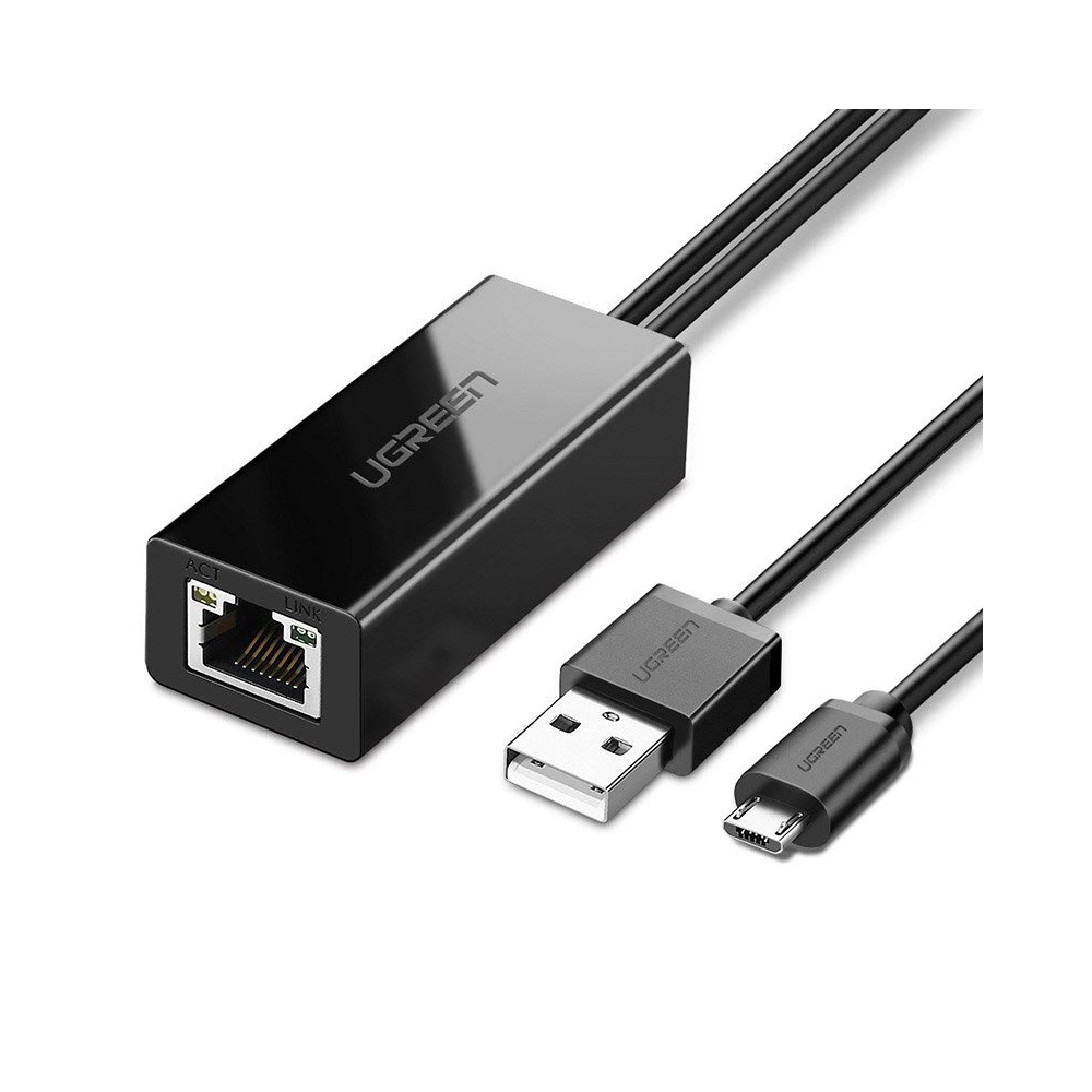 UGREEN Micro USB Ethernet Adapter for Chromecast | 30985