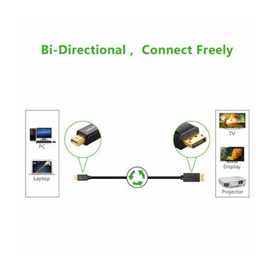UGREEN Mini DP TO Display Port Cable ,1.5 M Black | 10477
