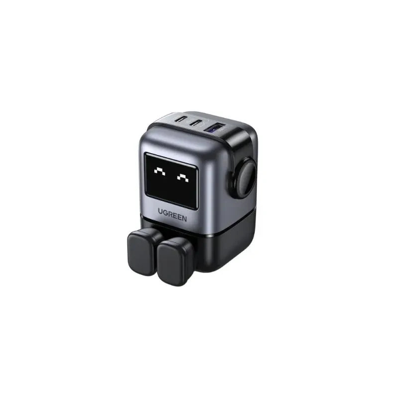 UGREEN Uno Charger 65W 3-Port GaN Fast Charger Futuristic Robot Design