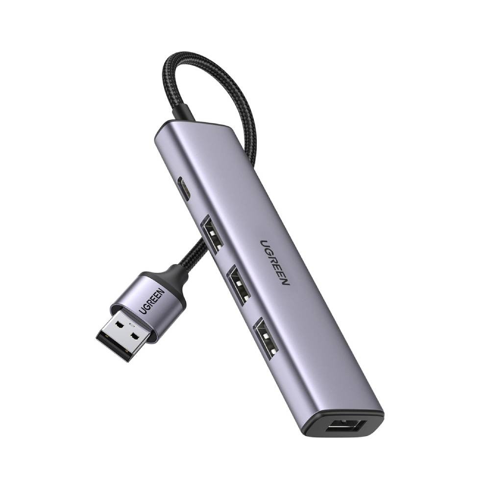 UGREEN USB 3.0 4-Port Hub with USB-C PD Port | 20805