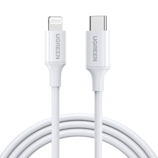 UGREEN USB to Lightning Charging & Sync Cable MFI - Apple Certified 1M White | 70523