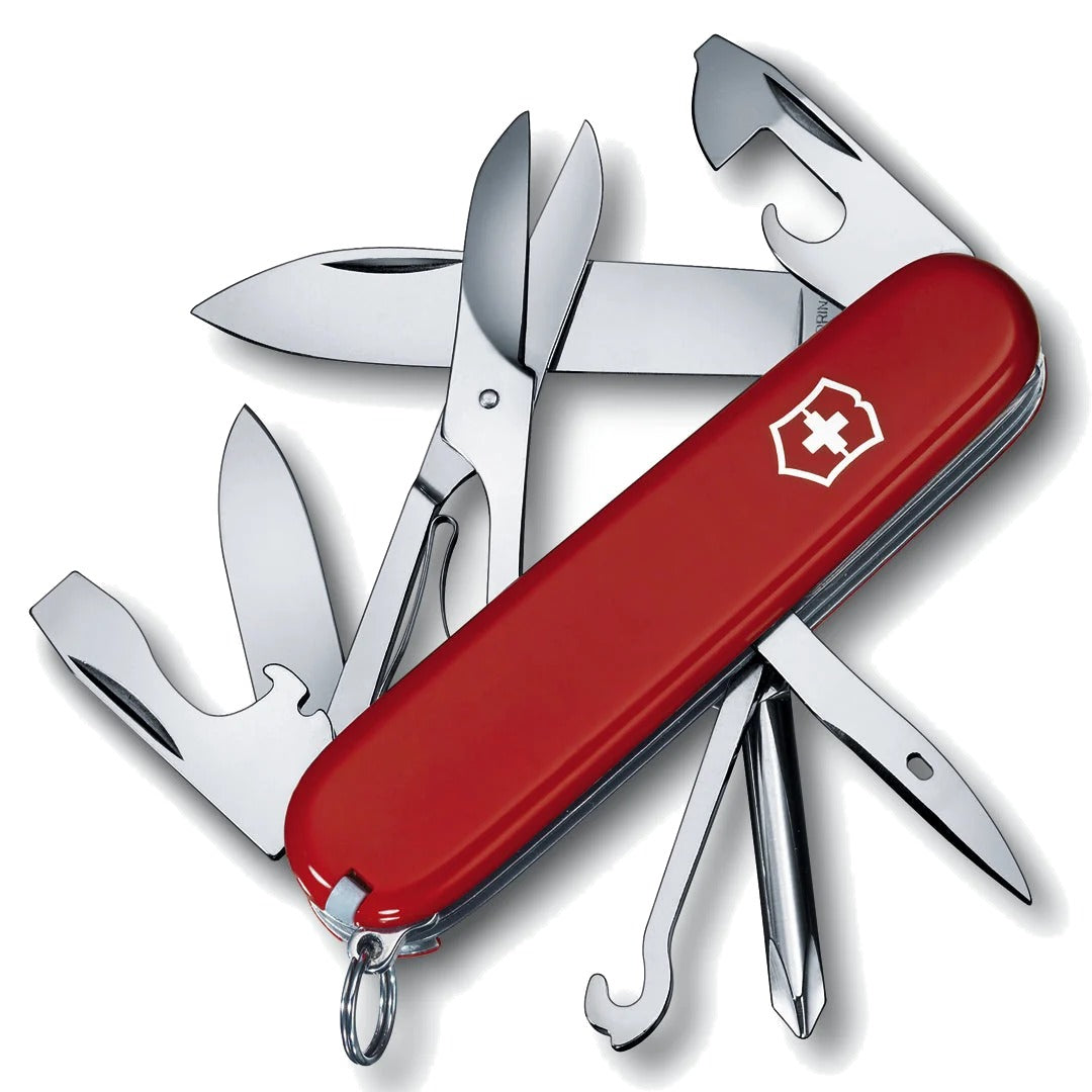 Victorinox, Medium Pocket Knives- Super Tinker- Red