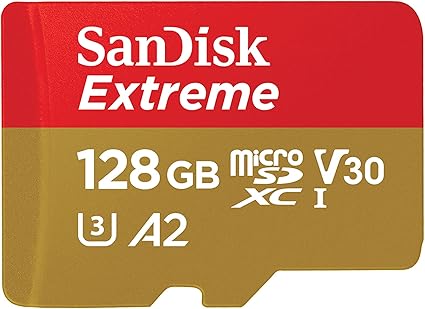 SanDisk Extreme microSDXC UHS-I Memory Card