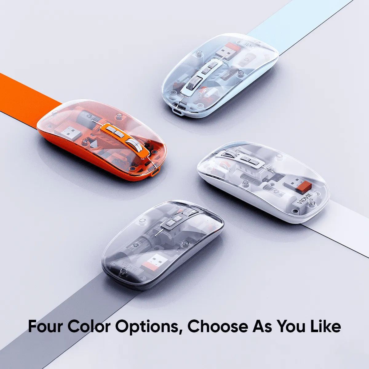 Vidvie Transparent Wireless Mouse