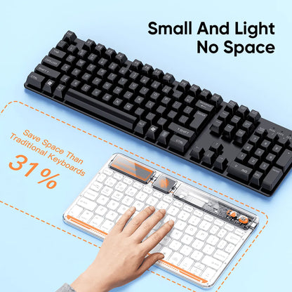 Vidvie Transparent Smart Wireless Keyboard