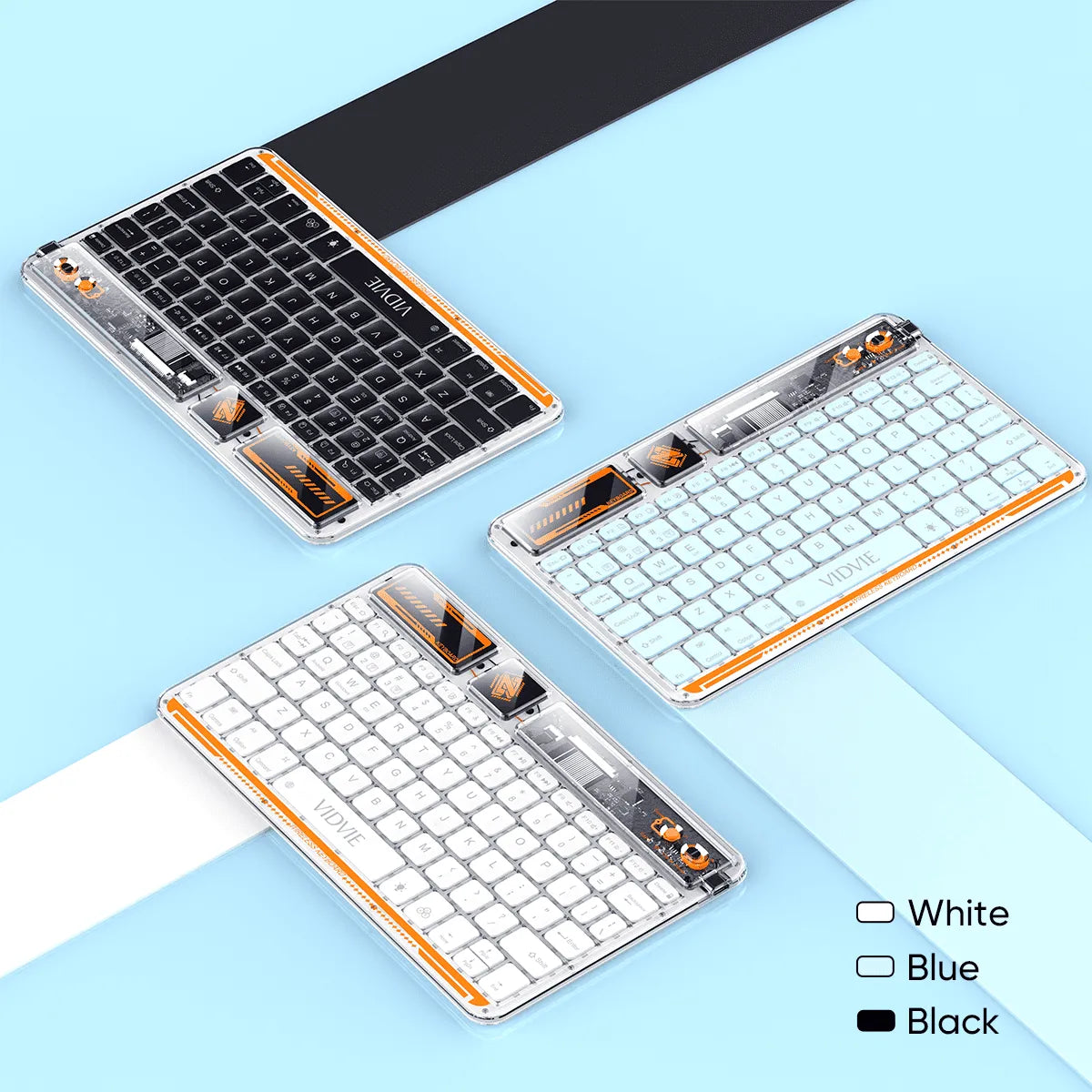 Vidvie Transparent Smart Wireless Keyboard