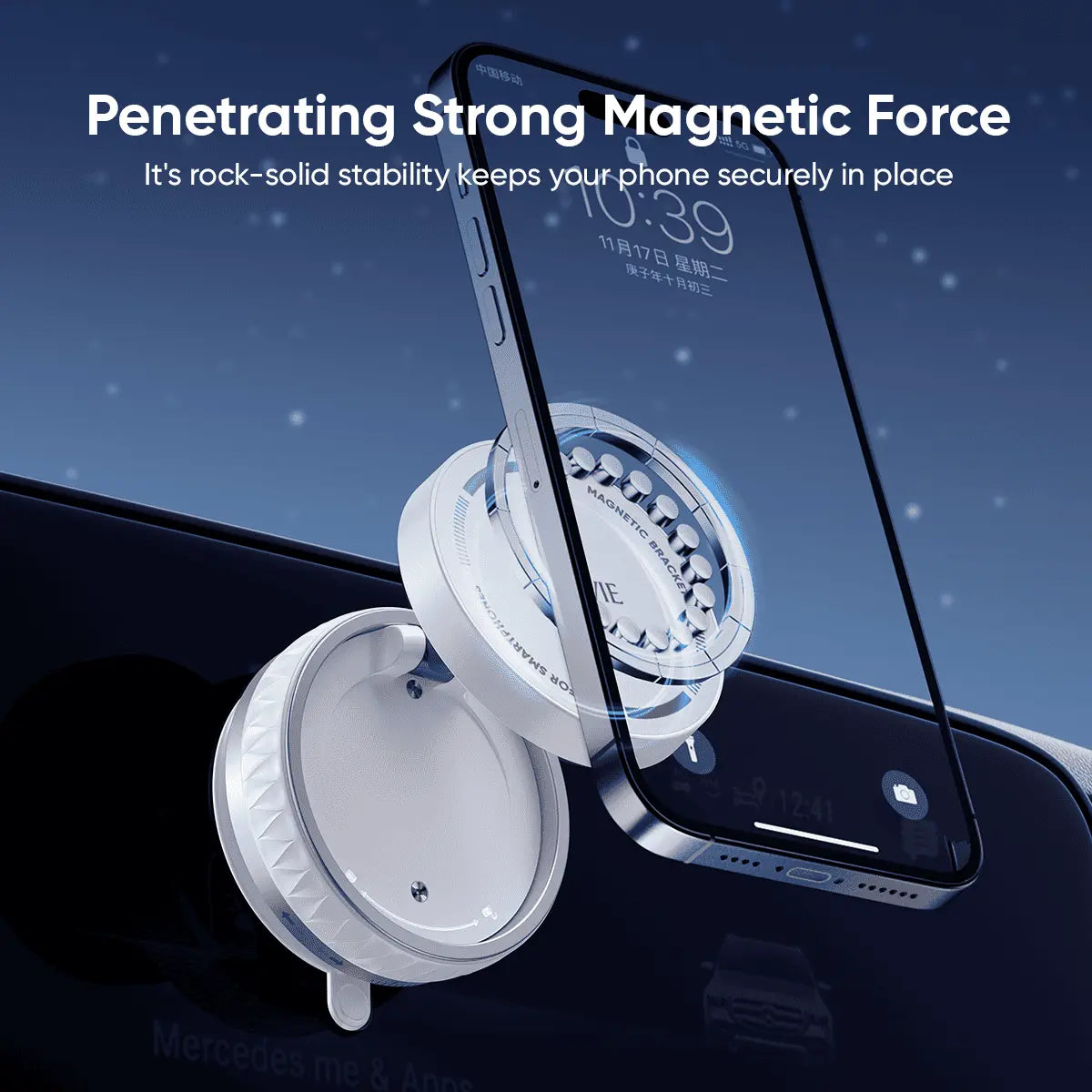 Vidvie Magnetic Folding Car Holder