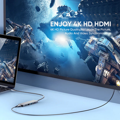 Vidvie 6-IN-1 HUB Docking Station