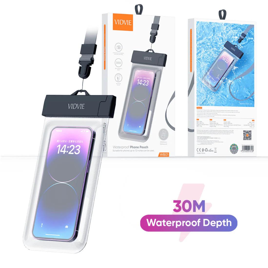 Vidvie Waterproof Phone Pouch