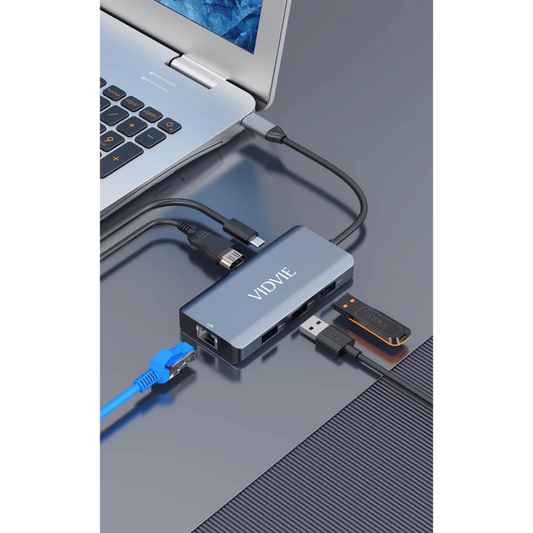Vidvie 6-IN-1 HUB Docking Station HSB01
