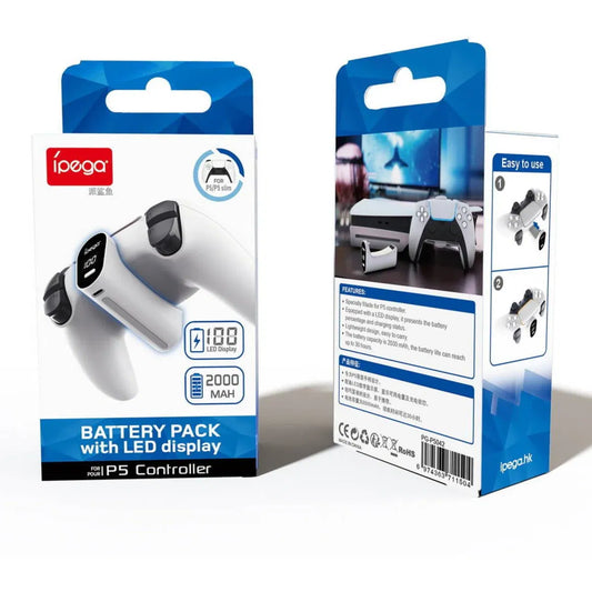 IPEGA Battery Pack with LED Display For PS5 Controllers - My Store