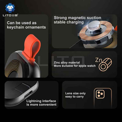 LITO Magnetic Wireless Watch Charger for Apple Watch