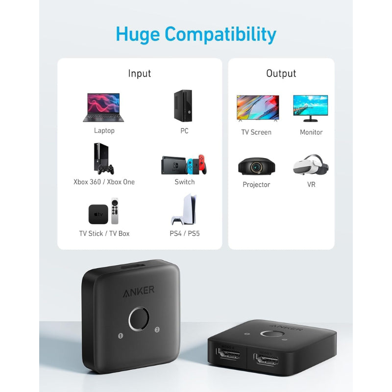 Anker HDMI Switch (2 in 1 out)
