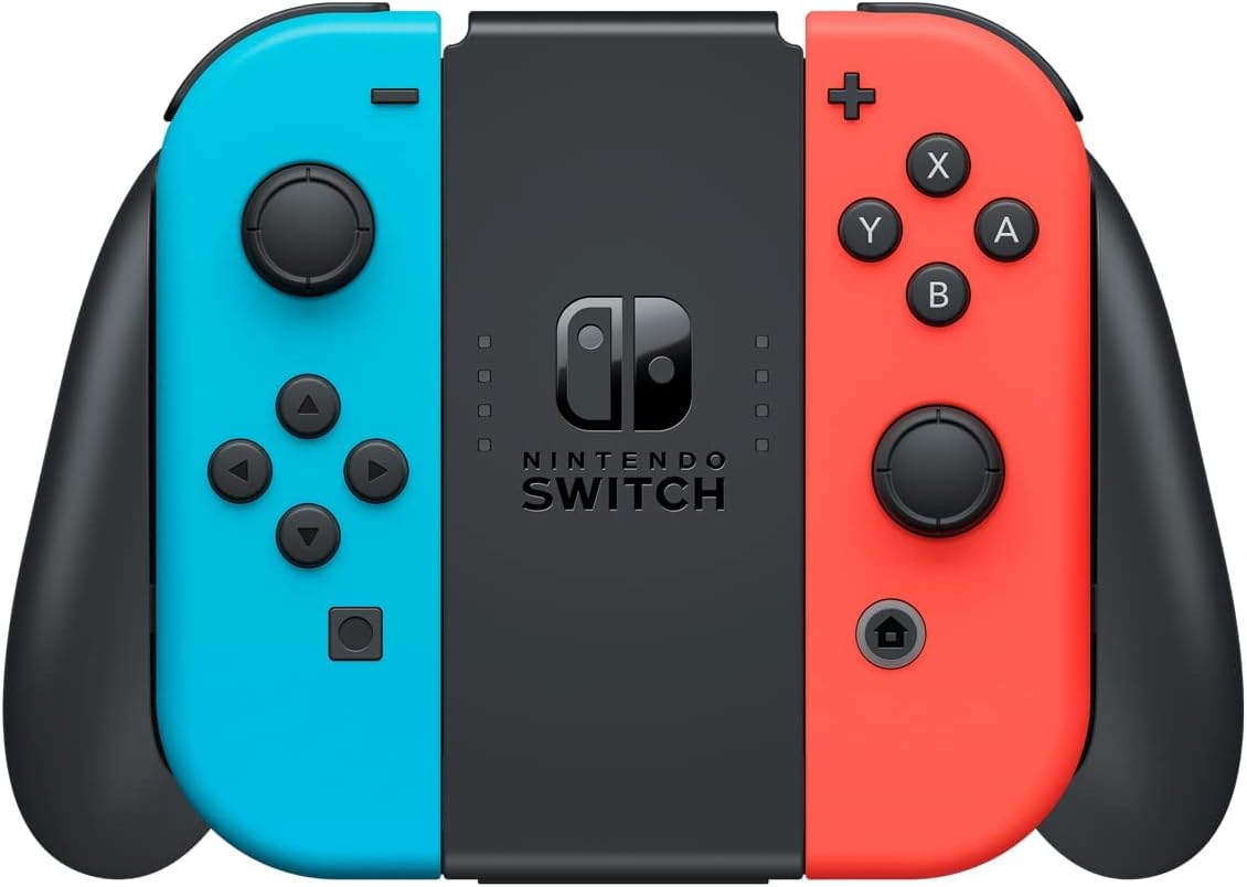 Nintendo Switch OLED - Neon Red & Blue - My Store