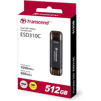 Transcend Portable SSD USB Type-A/USB Type-C - My Store