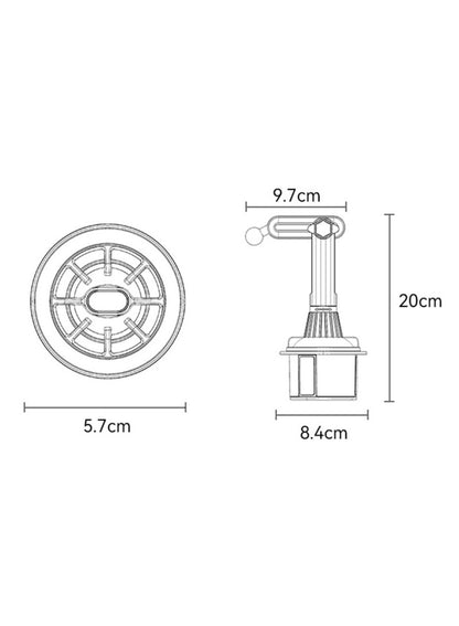 Yesido Car Cup Holder Mount MagSafe Phone Stand