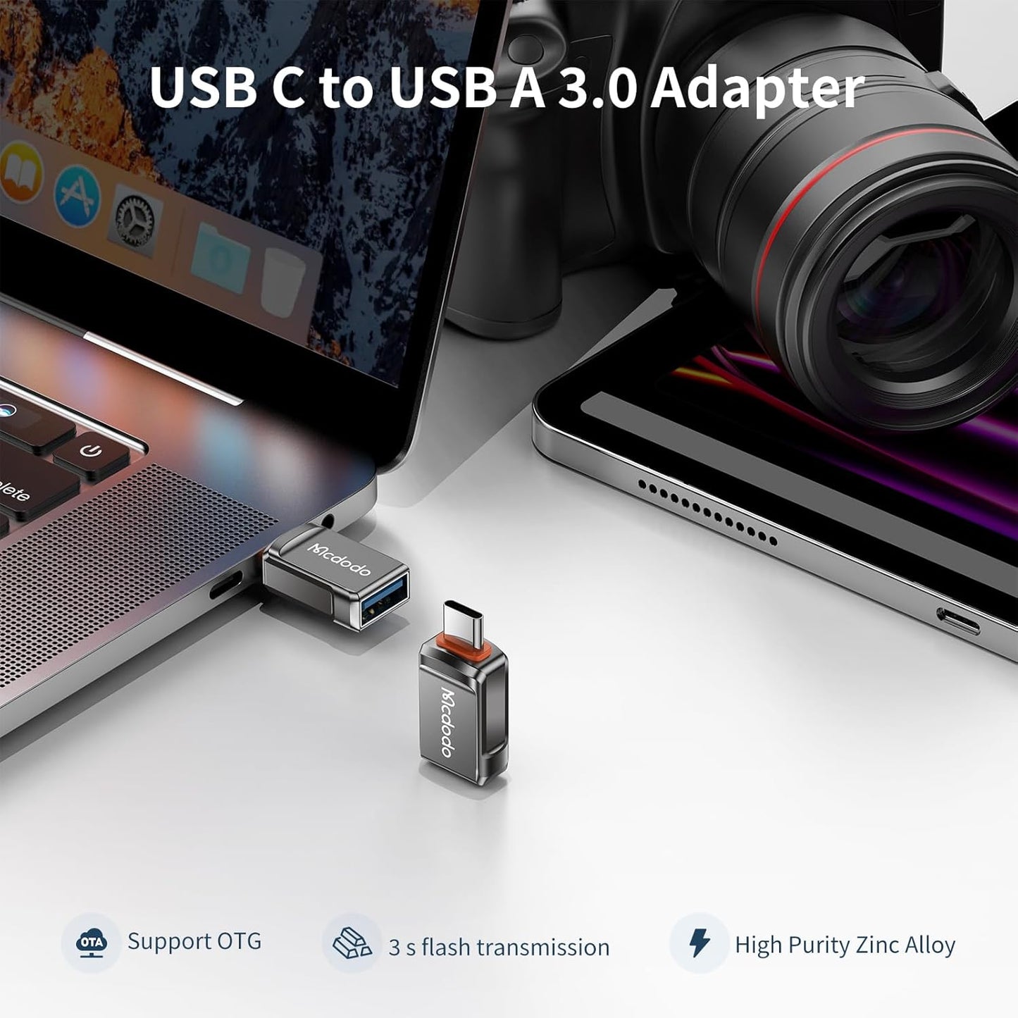 McDodo USB C to USB 3.0 Adapter [1 Pack]