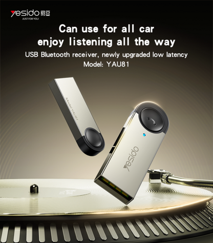 Yesido Mini Car USB Bluetooth Receiver