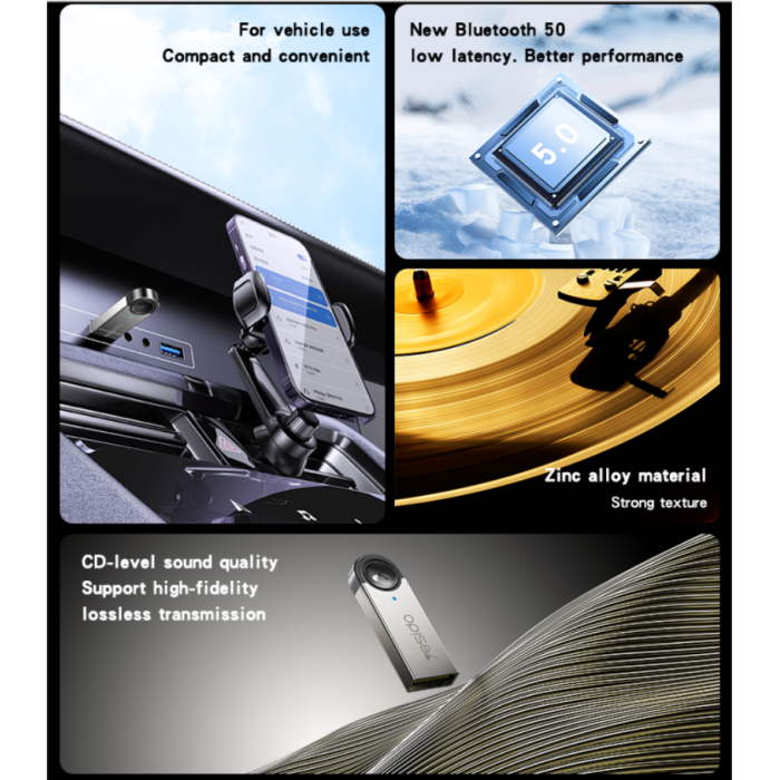 Yesido Mini Car USB Bluetooth Receiver