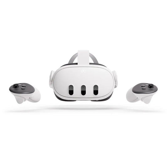 Meta Quest 3 headset with Touch Plus controllers