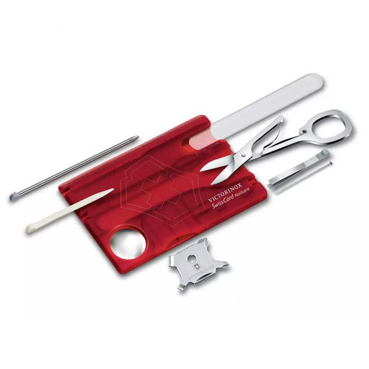 Victorinox, Swiss Card Nailcare - Red - 13 Functions - available at LYNQED Lebanon