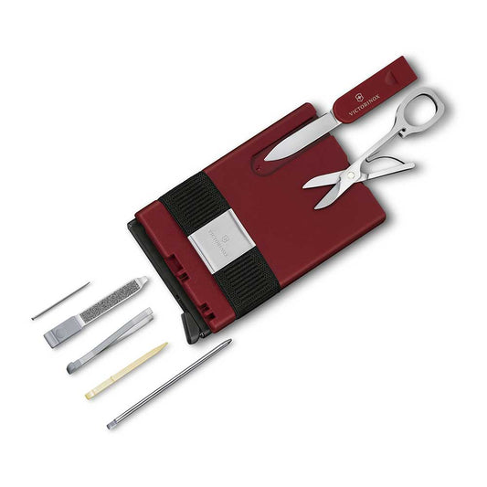 Victorinox, Smart Card Wallet- Iconic Red- Red Swiis Card- Bk Wallet - available at LYNQED Lebanon