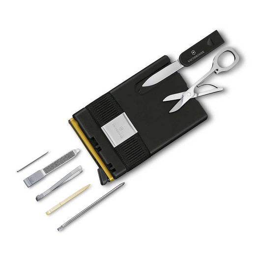 Victorinox, Smart Card Wallet- Delightful Gold- Bk Swiss Card- Yellow - available at LYNQED Lebanon