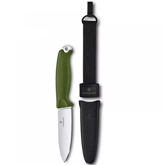 Victorinox, OUTDOOR KNIVES- VENTURE GREEN- 5 FUNC- BLADE 10.5cm - available at LYNQED Lebanon