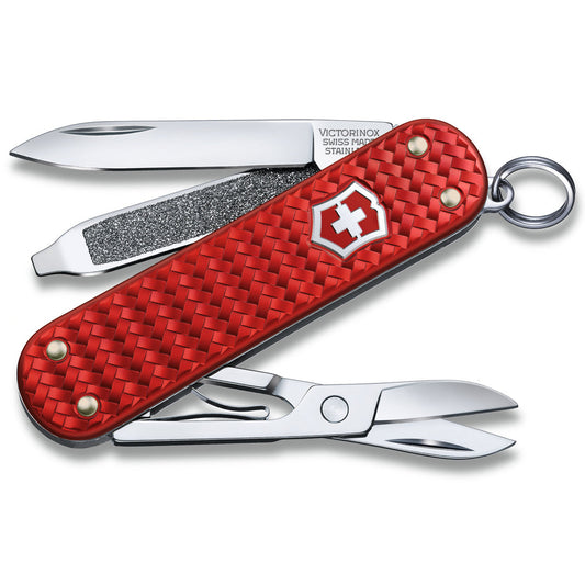 Victorinox, Small Pocket Knives- Classic SD Precious Alox- Iconic Red - available at LYNQED Lebanon