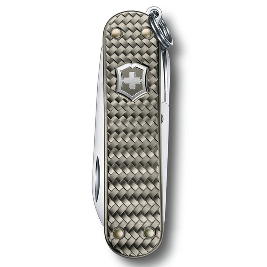 Victorinox, Small Pocket Knives- Classic SD Precious Alox- Infinite Grey - available at LYNQED Lebanon