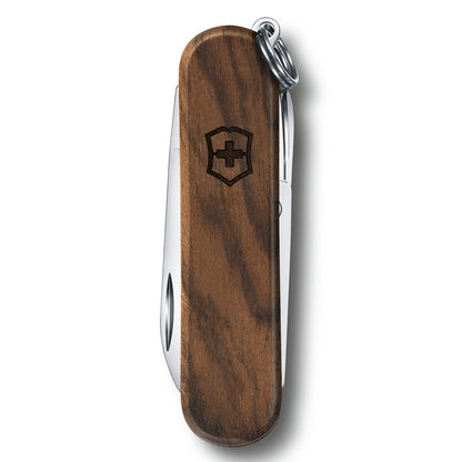 Victorinox, Small Pocket Knives -Classic SD Wood- Walnut Wood - available at LYNQED Lebanon