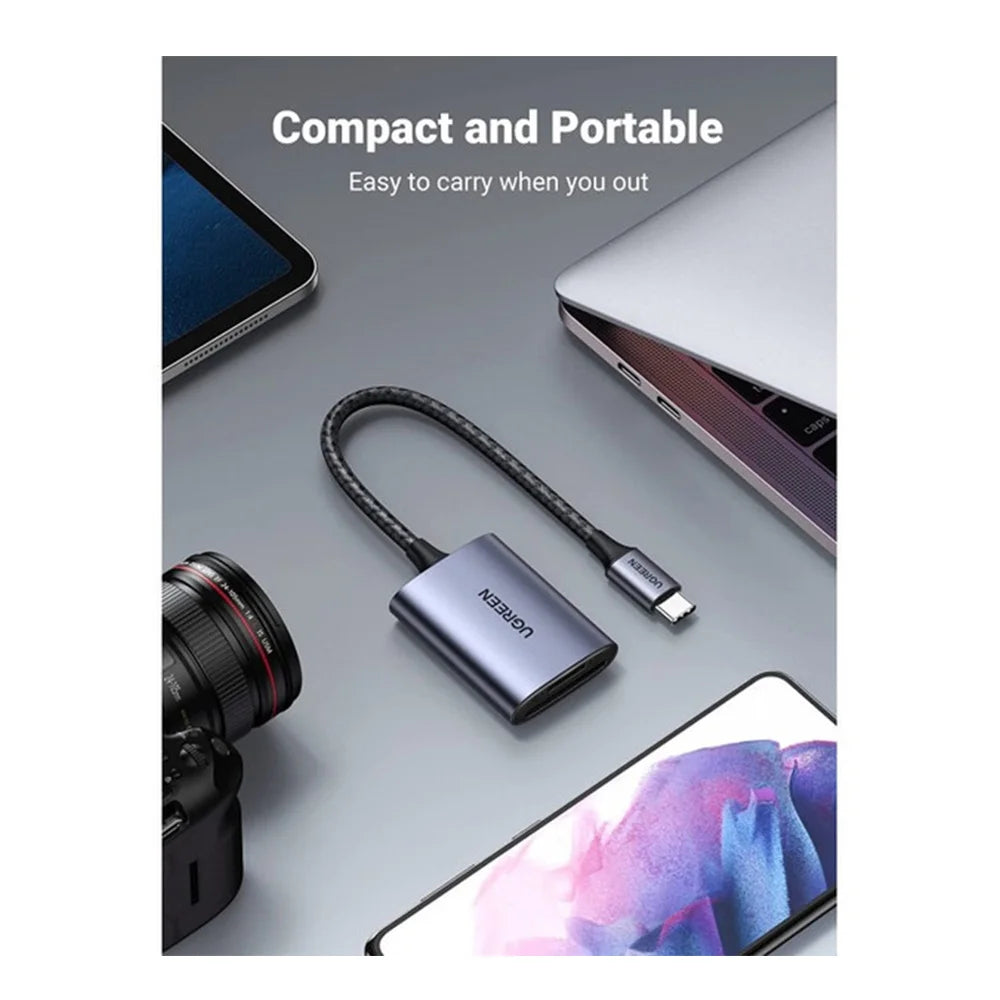 UGREEN 2-in-1 USB-C Hub (SD Card + MicroSD) - My Store