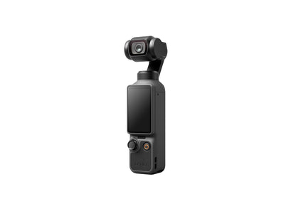 DJI Osmo Pocket 4 angled to show the gimbal head