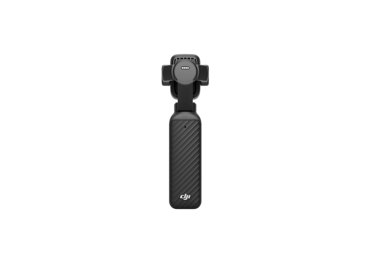 DJI Osmo Pocket 4P rear view with the textured grip