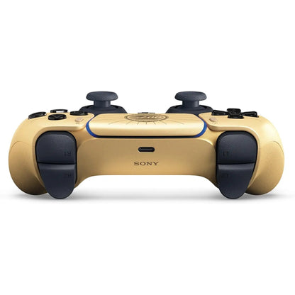 007 First Light gold DualSense controller, top edge and triggers
