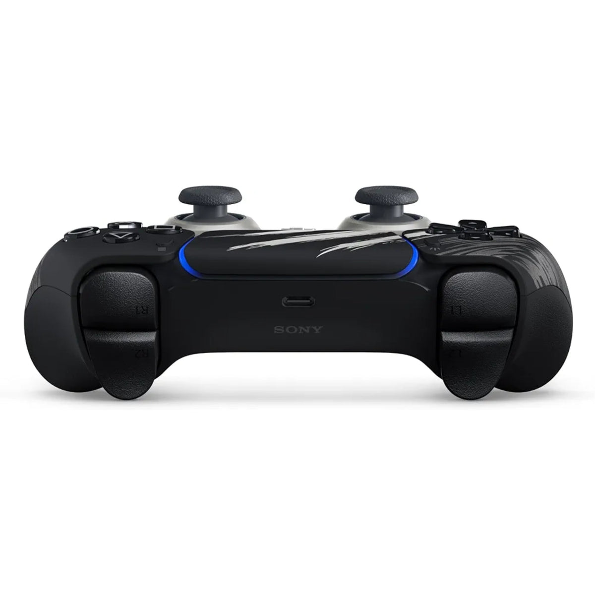 Marvel's Wolverine Adamantium DualSense controller, top edge and triggers