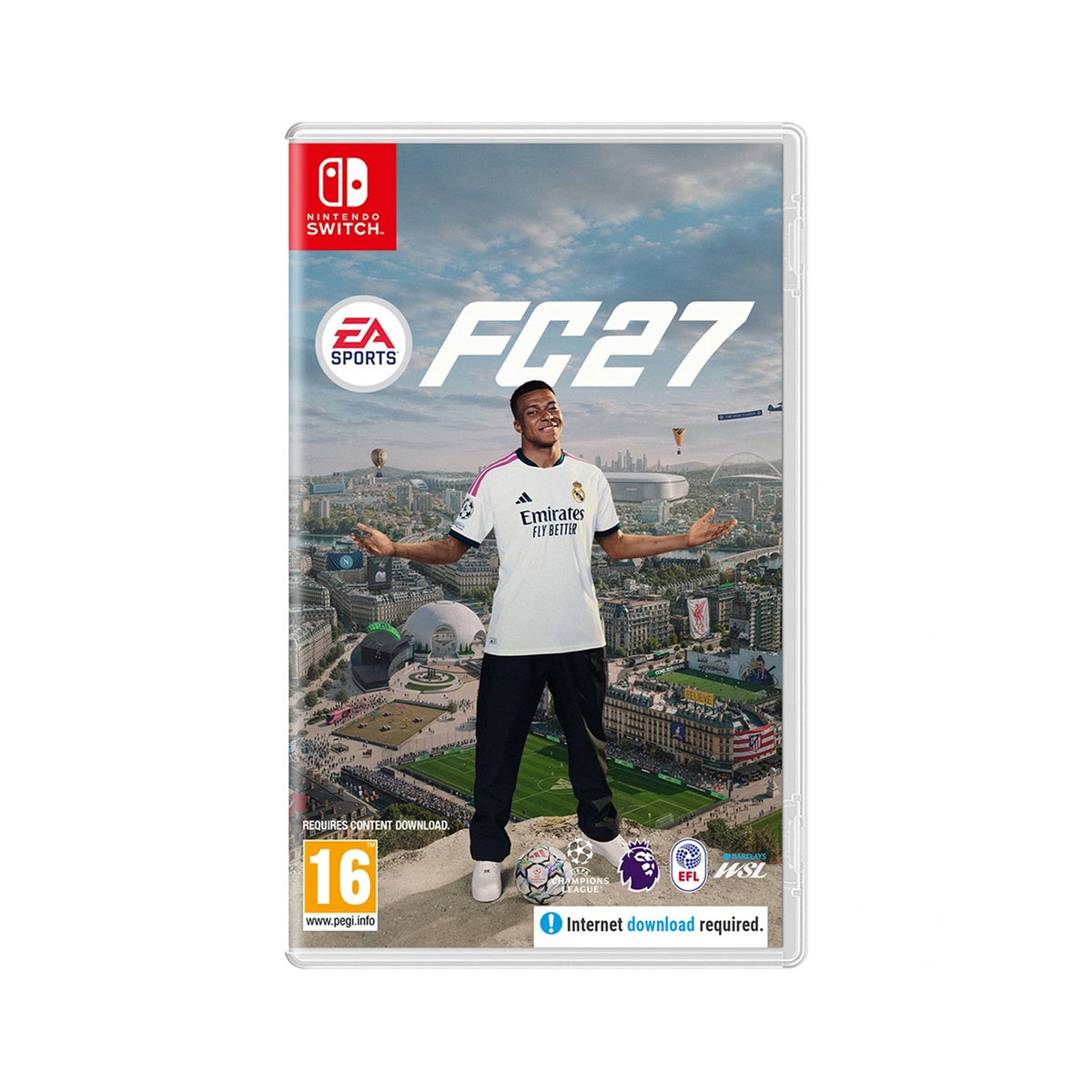 EA SPORTS FC 27 Nintendo Switch boxed edition, front cover