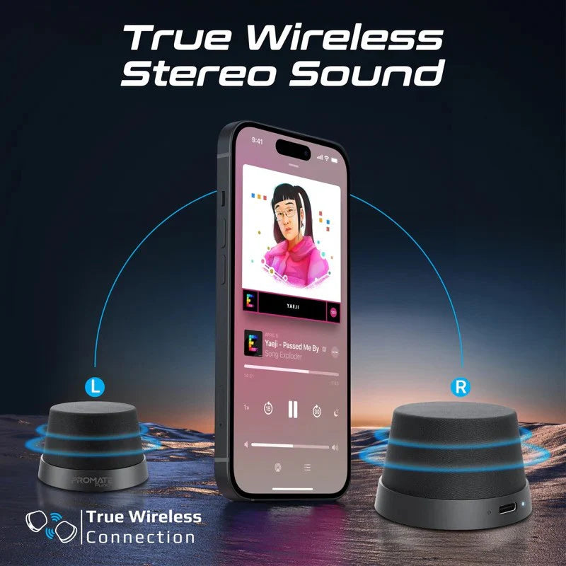 Promate Punch MagSafe Mini Bluetooth Speaker - My Store